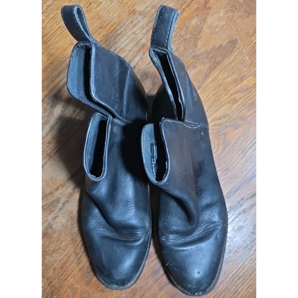 Ariat Booties Chelsea boots Women's 7.5 Slip On Side Slit Black Leather